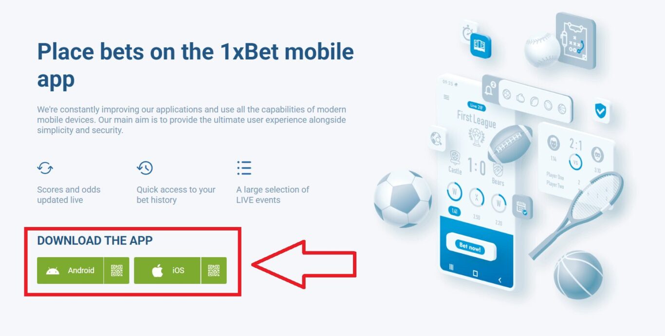 1xBet App for iPhone and Apple Devices 1xBet App for iPhone and Apple Devices